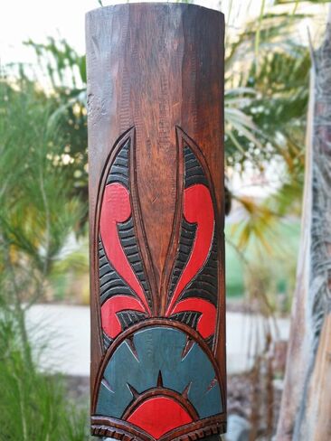 Forever Bamboo 60" Tiki Mask Wall Décor in Saudi Arabia