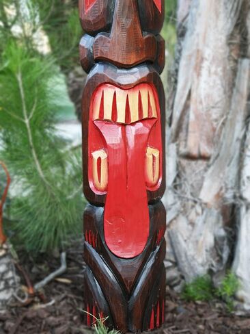 Forever Bamboo 60" Tiki Mask Wall Décor in Saudi Arabia