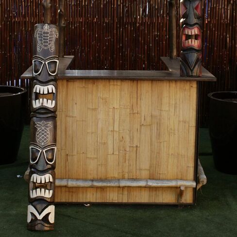 Forever Bamboo 60" Tiki Mask Wall Décor in Saudi Arabia