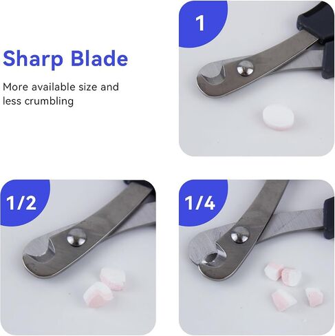 Scissors-Shaped Pill Cutter Pill Splitter Scissors Sharp Pill Splitter Pill Scissors Cutter with Stainless Steel Blade and Ergonomic for Accurate Dosage of Small Large Pills Tablets Vitamins in Saudi Arabia
