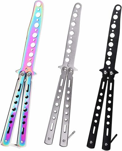 Butterfly Trainer Tool 3 Piece Set Rainbow, Silver, Black in Saudi Arabia