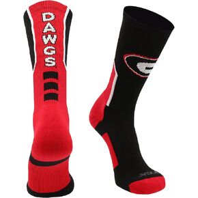 TCK University of Georgia Bulldogs Socks Perimeter Crew