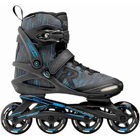 ROCES Men's Weft Thread Lightweight Breathable Adjustable Fitness Ecology Outdoor 4 Wheel Inline Racing Skates with Easy Entry System & & Secure Closure, Supplied with Brake