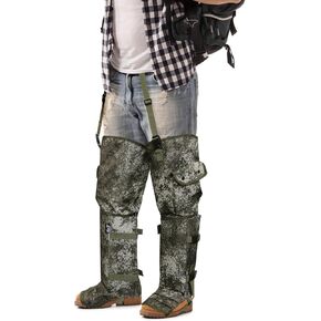 Snake Gaiters, Snake Chaps for Men and Women, Waterproof Snake Guards, Adjustable Snake Protection for Legs