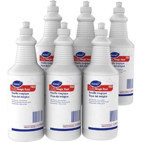 Diversey 100905320 Clax Magic Rust Commercial Fabric Spot Remover, Removes Iron & Rust Stains, Ready-to-Use Squeeze Bottle, 32-Ounce (Pack of 6)