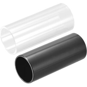 MECCANIXITY Guitar Slide 60mm Stainless Steel and PVC Slide Acoustic Guitar Finger Slide Black