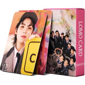 SEVENTEEN Photocards KPOP SEVENTEEN 17 IS RIGHT HERE Album Photo Cards 55PCS Seventeen Lomo Cards KPOP Merch Gift for Fans Daughter