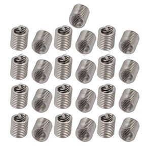 uxcell #8-32x0.328 304 Stainless Steel Helical Coil Wire Thread Insert 25pcs