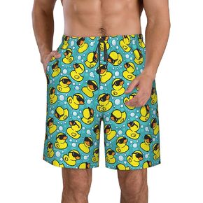 Fashion Men's Swim Trunks with Mesh Liner Quick Dry Swim Shorts Summer Beach Board Shorts Bathing Suits with Pockets