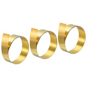 uxcell Brass Sheet Roll, 3Pcs 0.1x20x1000mm Brass Foil Roll Brass Strip Gold for Crafts, Electrical Repairs, Grounding