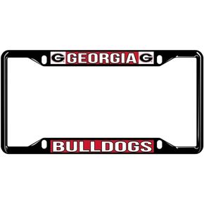 Georgia Bulldogs UGA Dawgs Black Tag Frame