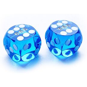 نرد احترافي صغير الدقة 12.7 مم (1/2 بوصة) مع رقم تسلسلي عشوائي، نرد صغير دقيق القطع 12.7 مم جوهرة برتقالية in Kuwait