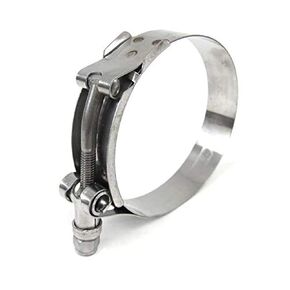 HPS Performance 316 Marine Stainless Steel T-Bolt Hose Clamp Size # 68, fit 2.75" ID Hose, Range: 3" - 3.31" (316-SSTC-76-84)