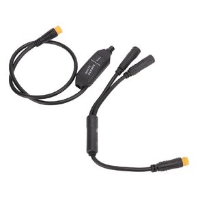 Gear Shift Sensor Cable, Bike Gear Shift Sensor Connector Cable with Short 1T2 Brake Splitter for Bafang Mid Mount Motor Bafang Shift Sensor 1T2 Short Cable Bafang