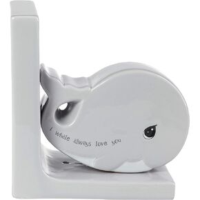 Precious Moments I Whale Always Love You Whale Ceramic Bookend 189918 , Grey