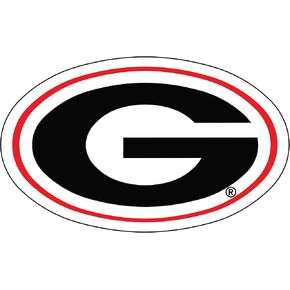 Georgia Bulldogs Magnet (OVAL G MAGNET (3",6",10",12",18"), 10 in)