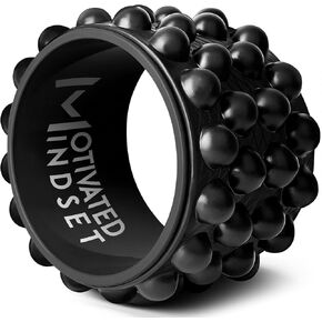 Massage Wheel Great for Back Pain | Stretching and Improving Yoga Poses Myofascial Release | Deep Tissue Massage Yoga Wheel | Yoga Balance Accessory for Beginners (11-inch x 7-inch)