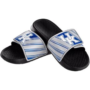 FOCO mens Ncaa College Team Logo Shower Sport Legacy Slide Flip Flop Sandals