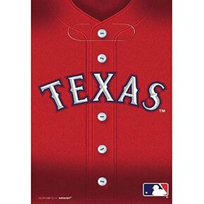 Texas Rangers Multicolor Loot Bags - 9" x 6.5" (Pack of 8) - Perfect For Fan Celebrations & Gifts