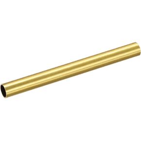 Brass Tube(9.5mm OD x 0.5mm Wall T x 100mm L) 1Pcs, Straight Tubing - for Home Furnishing, Machinery, DIY Handicraft