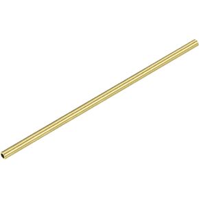 Brass Tube(6mm OD x 1mm Wall T x 200mm L) 1Pcs, Straight Tubing - for Home Furnishing, Machinery, DIY Handicraft