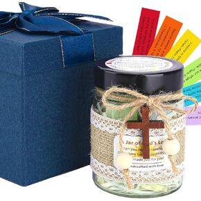 Bible Verse Jar, Read Me When Bible Verses Jar for Emotions and Feelings, Hope Prayer Daily Scripture, Christian Gifts for Women Men, Birthday Gifts, Religious Gifts, Bible Study Accessories Stuff