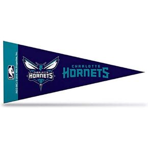 Rico Industries NBA Charlotte Hornets 4-Inch by 9-Inch Classic Mini Pennant Décor