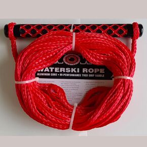 WOW Sports - 75' Ski Rope for Waterskis - Must Have Boating Accessory - Heavy Duty Wakeboard Rope with Floating Handle
