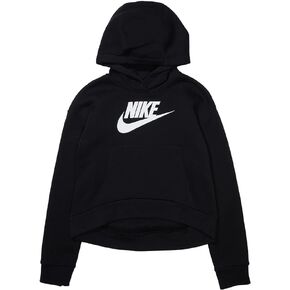 Nike Girls NSW Pullover Hoodie Black
