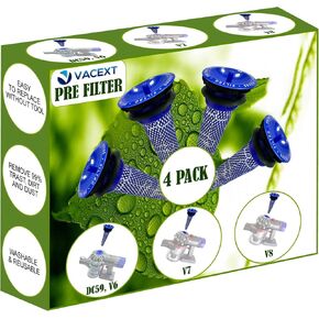 4Pack Pre Filter Replacement Compatible with Dyson Cordless V6 V7 V8 DC59 DC58 Vacuum Cleaners- Replaces Part for Dyson