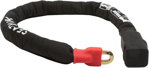 Seatylock Viking Bike Lock Chain with Key - Patented Bike Locks Anti Theft Sold Secure Silver - Ultra Security Bicycle Lock - Bike Chain Lock for Mountain City or Electric Bikes (35.5 Inch) in Saudi Arabia