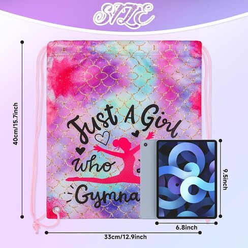 RLGPBON Drawstring Backpack for Kids Girls and Boy,Girls Gym Dance Bag,Sports Gym Bag for Girls Kids Waterproof Swimming Beach Sackpack in Kuwait