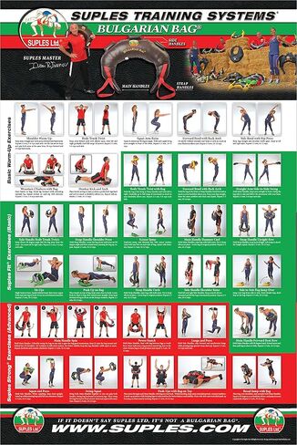 Bulgarian Bag -Camouflage - Suples (The Original) + Workout DVD (Fitness, Crossfit, Wrestling, Judo, Grappling, Functional Training, MMA, Sandbag, Powerbag, Cardio, Strength) … (Small 17 lb.) in Kuwait