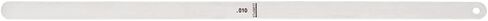 Starrett Stainless Steel Thickness Gage or Feeler Stock with Rounded Ends - Ideal for Carpenters and Home Improvement - 12" x 0.500" Size of Leaves, 0.010 Thickness - 667S-10 in Saudi Arabia