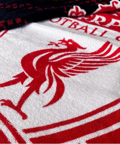 بطانية LFC Crest Fleece - غطاء كرة قدم ناعم للرجال والأطفال والمراهقين - هدية مثالية لليفربول - 100x150 سم in Kuwait