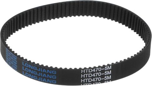 uxcell HTD5M-435 Rubber Timing Belt 87 Teeth Closed Loop Pulley Timing Belt 20mm Width, 435mm Pitch Length Synchronous Belt in Saudi Arabia