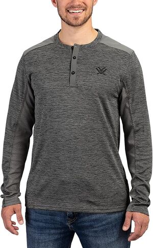 Vortex Optics Northern Heights Henley Long Sleeve Shirts in Saudi Arabia