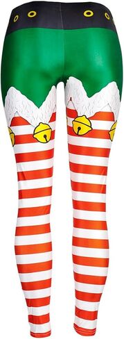 ODIZLI Women's Ugly Christmas Leggings 3D Print Costume Xmas Leggings Workout Yoga Pants in Kuwait