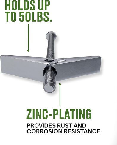 591270 Toggle Bolts, 1/8 by 2-Inch, Zinc, 2-Pack in Saudi Arabia
