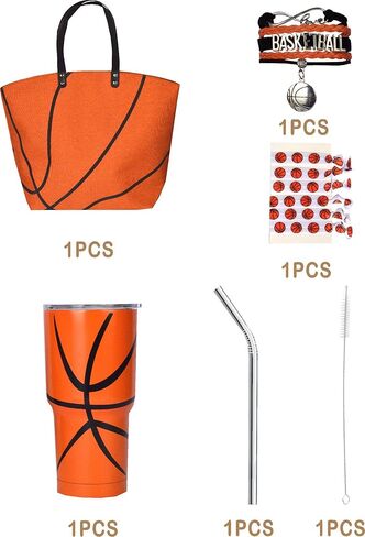 حقيبة حمل كرة السلة من MEANT2TOBE للنساء، كأس كرة السلة، حقيبة كرة السلة للأمهات، حقائب كرة السلة للأمهات، سوار كرة السلة للنساء، ذيل حصان شعر كرة السلة، كأس كرة السلة 30 أونصة in Kuwait