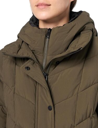 DKNY Women's Bib-Front Long Puffer in Kuwait