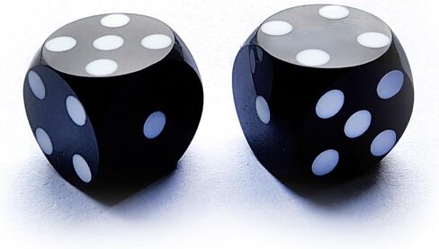 Bescon Dice Professional Small Precision Dice 12.7mm (1/2 inch) with Random Serial Number, Mini Precision Cut Dice 12.7MM Gem Blue in Saudi Arabia