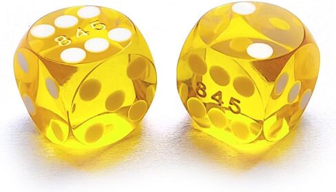 Bescon Dice Professional Small Precision Dice 12.7mm (1/2 inch) with Random Serial Number, Mini Precision Cut Dice 12.7MM Gem Blue in Saudi Arabia