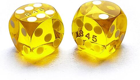 Bescon Dice Professional Small Precision Dice 12.7mm (1/2 inch) with Random Serial Number, Mini Precision Cut Dice 12.7MM Gem Blue in Saudi Arabia