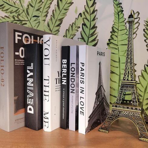 3 عبوات من الكتب المزخرفة، كتب مزخرفة عصرية مع صفحات فارغة قابلة للتعبئة لديكور المنزل، كتب عرض لمكتب طاولة القهوة، كتب مزخرفة لأرفف العرض في غرفة المعيشة in Kuwait