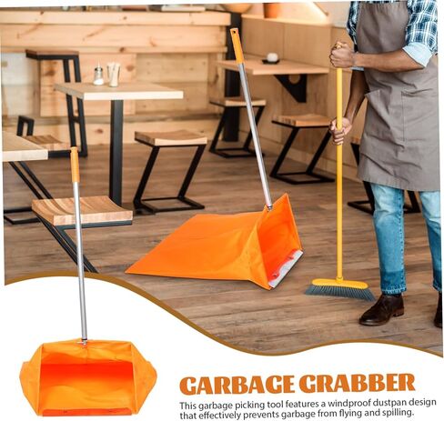 Leaf Picker Upper Kitchen Cleaning Shovels Garbage Picker Helping Hand Grabber Household Dustpans Dustpan Type Leaf Bag Litter Trash Bags Iron Garbage Clamp Commercial Grab Handle in Saudi Arabia