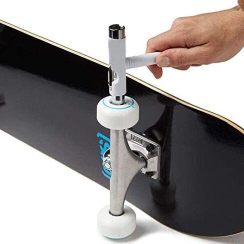 Skate Tool Kit All-in-One Skate T Tool Kit w/ 10pcs 608RS Bearings for Skateboard/Roller Skate/Quad Skate/Longboards(Orange) in Saudi Arabia