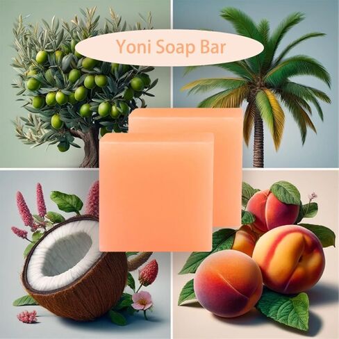 Yoni Soap Bars Feminine Wash Natural Organic Yoni Bar Soap for Women Ph Balance Yoni Wash Eliminates Odor Ph Balance Yoni Care Soap (2PC) in Saudi Arabia