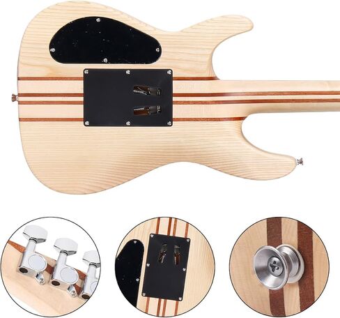 Elem Electric Guitar Kit 39 Inch Full Size,6 Extra String, Picks, Gig Bag, Shoulder Strap, Cable D-300 in Saudi Arabia