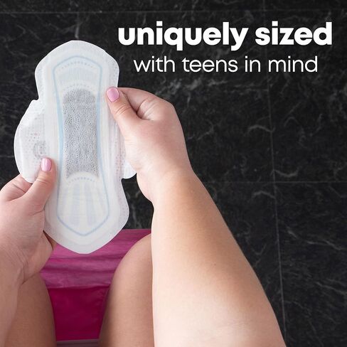 U by Kotex Balance Sized for Teens Ultra Thin Pads with Wings, Heavy Absorbency, 28 Count (Packaging May Vary) in Saudi Arabia